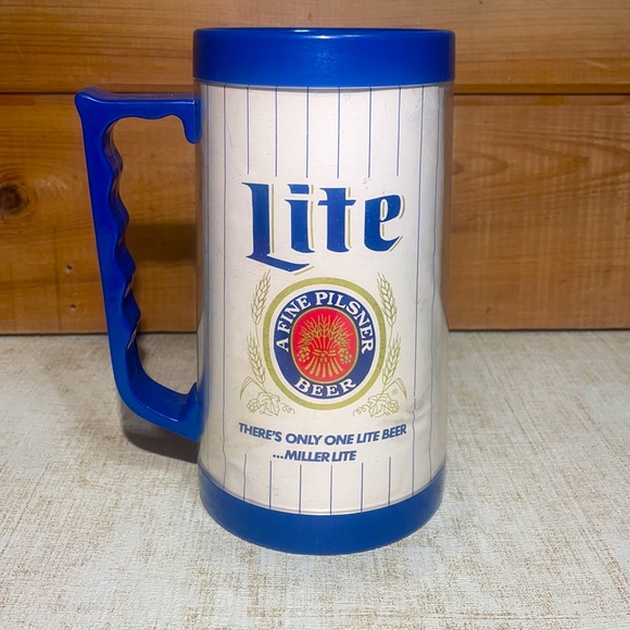 Vintage Chicago Cubs Miller Lite Beer Mug! 15 oz.  Made in Tawain! - Picture 2 of 4